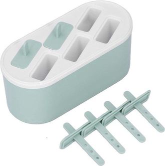 OEM Molde Para Hielo De 6 Agujeros Con Desmolde Autom&aacute;tico Y Tapa Antipolvo Para Cocina Familiar