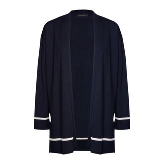 Elena Miro Cardigans, female, Blue, Size: S Cardigan