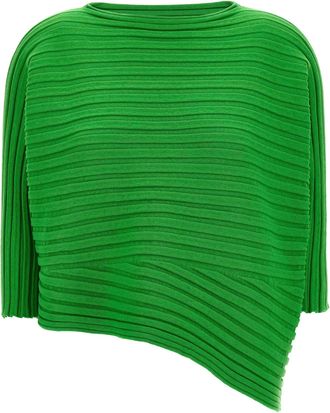 Issey Miyake Cotton Cashmere Knit Top