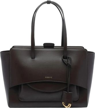 Hidesins Flap L Schoudertas - Dames - Shoppers - Bruin - ONE Size - Katoen - Tassen