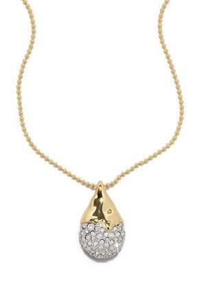 Alexis Bittar Solanales Teardrop Pendant Necklace in Gold/Crystals at Nordstrom