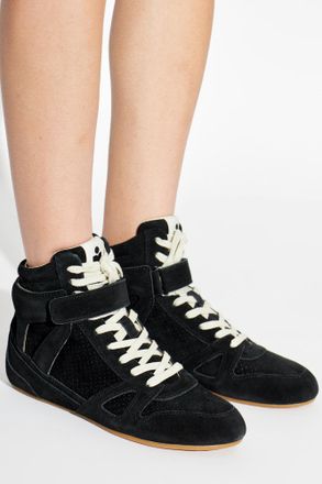 Isabel Marant Senny High Sports Shoes, Womens, Black
