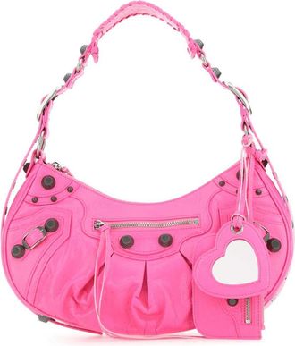 Balenciaga Pink Le Cagole Small Shoulder Bag