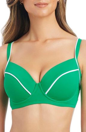 Bleu Rod Beattie Underwire Bikini Top in Clover at Nordstrom, Size 34Dd