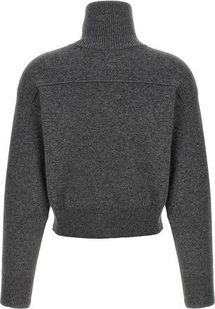 Brunello Cucinelli Womens Gray Cashmere Cardigan Clothing