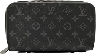 Louis Vuitton Monogram Eclipse Black Monogram Eclipse Long Wallet (Bi-Fold) (Pre-Owned)