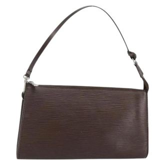 Louis Vuitton Pre-owned Shoulder Bags, female, Brown, Size: ONE SIZE Pre-owned Accessory Pouch