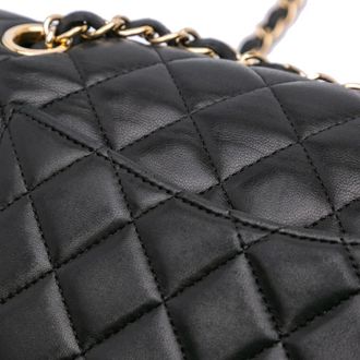 Chanel Hobo Bags - 2014 Medium Classic Lambskin Valentines Heart Char - Gr. unisize - in Schwarz - für Damen