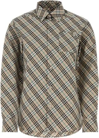 Burberry Beige Vintage Check Cotton Shirt
