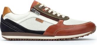 Pikolinos Liverpool M2A Leather Sneakers, Brick, 8 UK