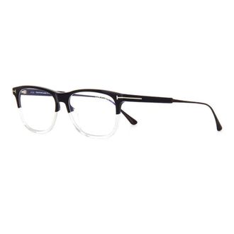 Tom Ford Blue Light Block Rectangular Mens Eyeglasses FT5589-B 003 55