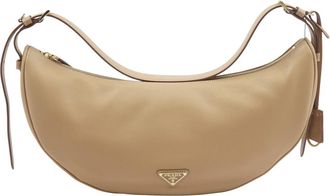 Prada Demi-Lune Large Schoudertas - Dames - Schoudertassen - Roze - ONE Size - Tassen
