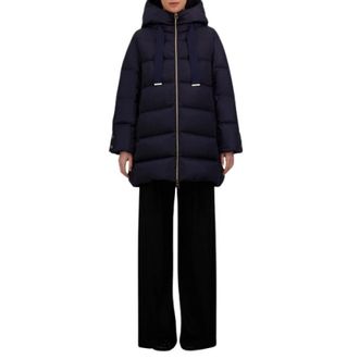 Herno Blouson A-Shape in piuma - - Jackets - Donna - Nero - M