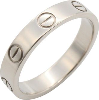 Cartier Silver White Gold (18K) Band Ring (Pre-Owned)