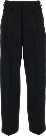 Ami Broeken, Dames, Zwart, XS, Wol, Straight Broeken