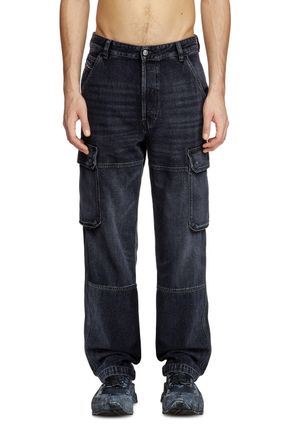Diesel Regular Jeans - D-Uty - Jeans - Man - Black