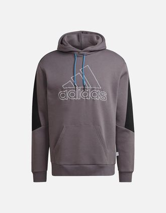 adidas Mens Adidas Ess Future Icons Hoodie - Grey - Size: 34