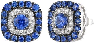 Le Vian Tranquility Platinum 1.97 Ct. Tw. Diamond & Sapphire Stud Earrings
