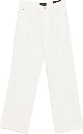 7 For All Mankind Stovepipe Straight Linen Ostuni