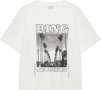 Anine Bing Mujer, Camisetas, Blanco, Talla: M