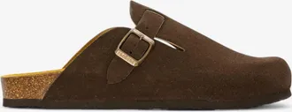 Plakton Mens Blog Slippers In Marron