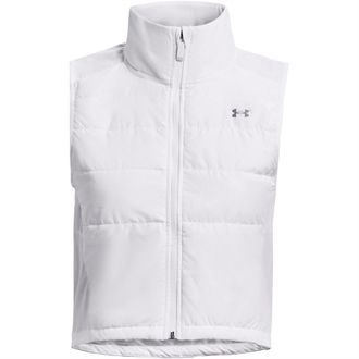 Under Armour Womens Launch Insulated Vest Running in White - Size 12 UK