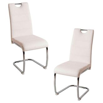 Regalos Miguel Regalos Miguel - Packs Sillas Comedor - Pack 2 Sillas Hallen Polipiel - Blanco