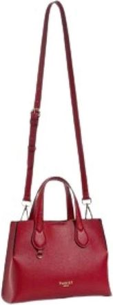 Twinset Tassen, Dames, Rood, ONE Size, Leer, Handbag