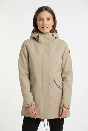 Icepeak Funktionsparka ICEPEAK ADDIS, Damen, Gr. 36, cement, Obermaterial: 100% Polyester. Futter: 100% Polyamid, Jacken Funktionsparka