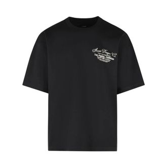 Amiri Dreamers Chain Stitch Os Tee - Heren - Tops - Zwart - Maat: L Katoen