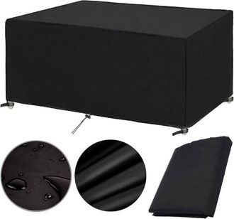 OEM Funda Para Muebles De Jard&iacute;n De 200x100x75cm. Lona Protectora Para Mesas De Jard&iacute;n Y Muebles De Exterior: Impermeable, Resistente Al Viento, A Los Ray
