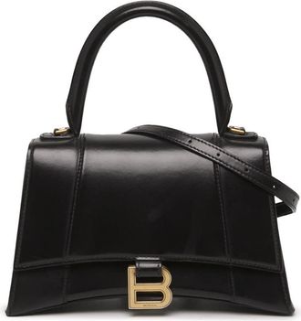 Balenciaga Pre-owned Balenciaga Small Shiny Box Calfskin Hourglass Top Handle Bag Ladies N98L65QGVX6CPCN1