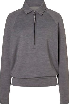 super.natural 1/4 Zip Sweater Pullover f&uuml;r Damen | grau