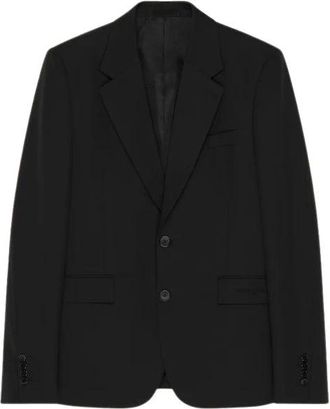 Givenchy Jassen, Heren, Zwart, L, Wol, GIV Jacket E26