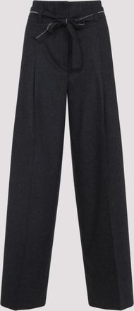 PESERICO Grey Wool Pants