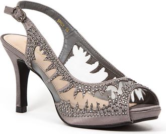 Lady Couture Spicy Slingback Sandal in Pewter at Nordstrom Rack, Size 12