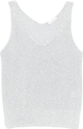 PANICALE Sleeveless Tops, female, Gray, Size: 2XL Tank Top