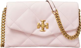 Tory Burch Kira Diamond Quilt Crossbody in Rose Salt at Nordstrom