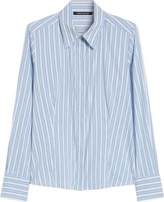 Pennyblack Casual Overhemden - Dames - Overhemden - Blauw - 3XS - Katoen - Overhemden