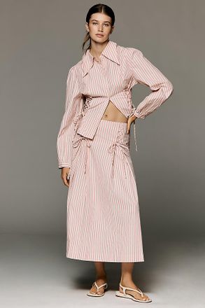 Lisa Says Gah Islington Cotton Midi Skirt