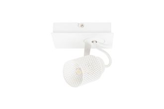 White Label Foco de metal blanco