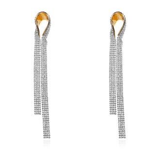 Lanvin Rhythmique Lange Oorbellen - Dames - Oorbellen - Geel - ONE Size - Accessoires