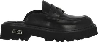 Cult Schoenen, Dames, Zwart, 36 EU, Leer, Slash 4214 Sabot