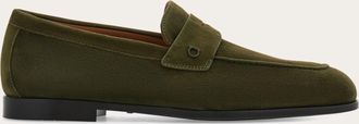 Ferragamo Uomo Mocassino Penny Verde Taglia 42.5