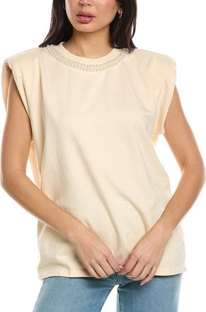 Young Fabulous & Broke Jagger Pearl Neck Top