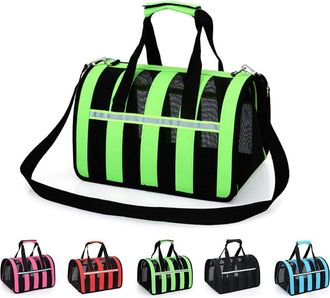 Trade Shop Trade Shop - Bolsa De Mochila Tiras 47x29x30cm Correa De Hombro Para Perros De Gato Plegable