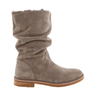Aqa Aqa, Schoenen, Dames, Beige, 38 EU, Su&egrave;de, Kuitlaarzen
