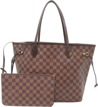 Louis Vuitton Brown Damier Canvas Tote Bag (Pre-Owned)