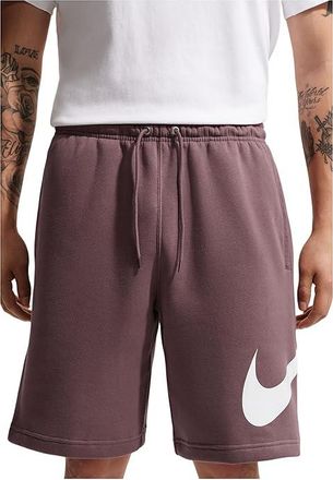 Nike Club Fleece Shorts Mens Workout Tattoo/Tattoo/White : 2XL