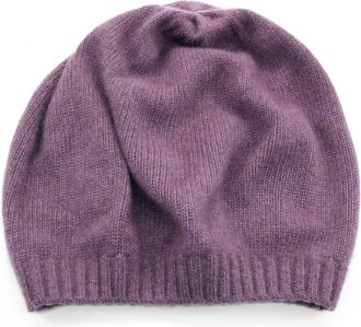 Portolano Solid Cashmere Beret in Dusty Prune at Nordstrom Rack